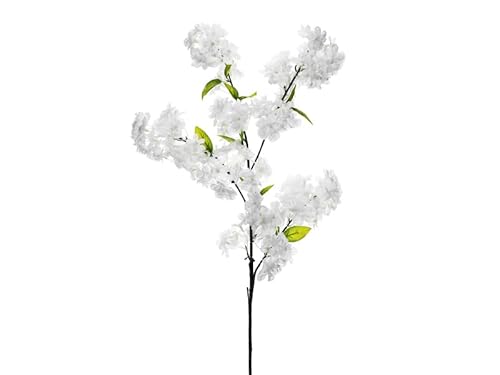 Künstlicher Kirschblütenzweig – 97 cm – Weiß – Realistische künstliche Blume für Vase, Hochzeit, Tischdeko, DIY & Frühling Künstlicher Kirschblütenzweig – 97 cm – Weiß – Realistische künstliche Blume für Vase, Hochzeit, Tischdeko, DIY & Frühling von PartyDeco