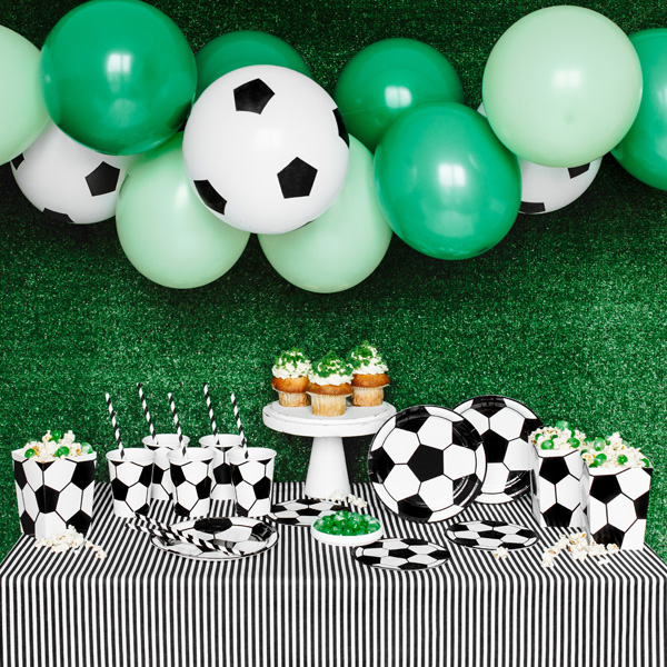 Partydekoset "Fußball", 60-teilig von Partydeco