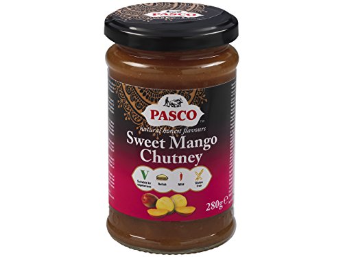 [ 320g ] PASCO Süßes Mango Chutney / Sweet Mango Chutney GLUTENFREI von Pasco