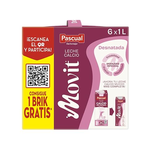 Pascual Movit Magermilch Calcium, Tierschutz, Format 6 x 1 l von Pascual