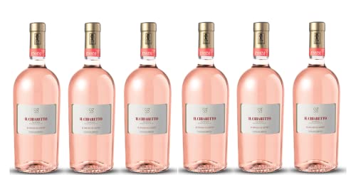 6x 0,75l - 2022er - Pasini - Il Chiaretto - Il vino di una notte - Valtènesi Riviera del Garda Classico D.O.P. - Lombardei - Italien - Rosé-Wein trocken von Pasini