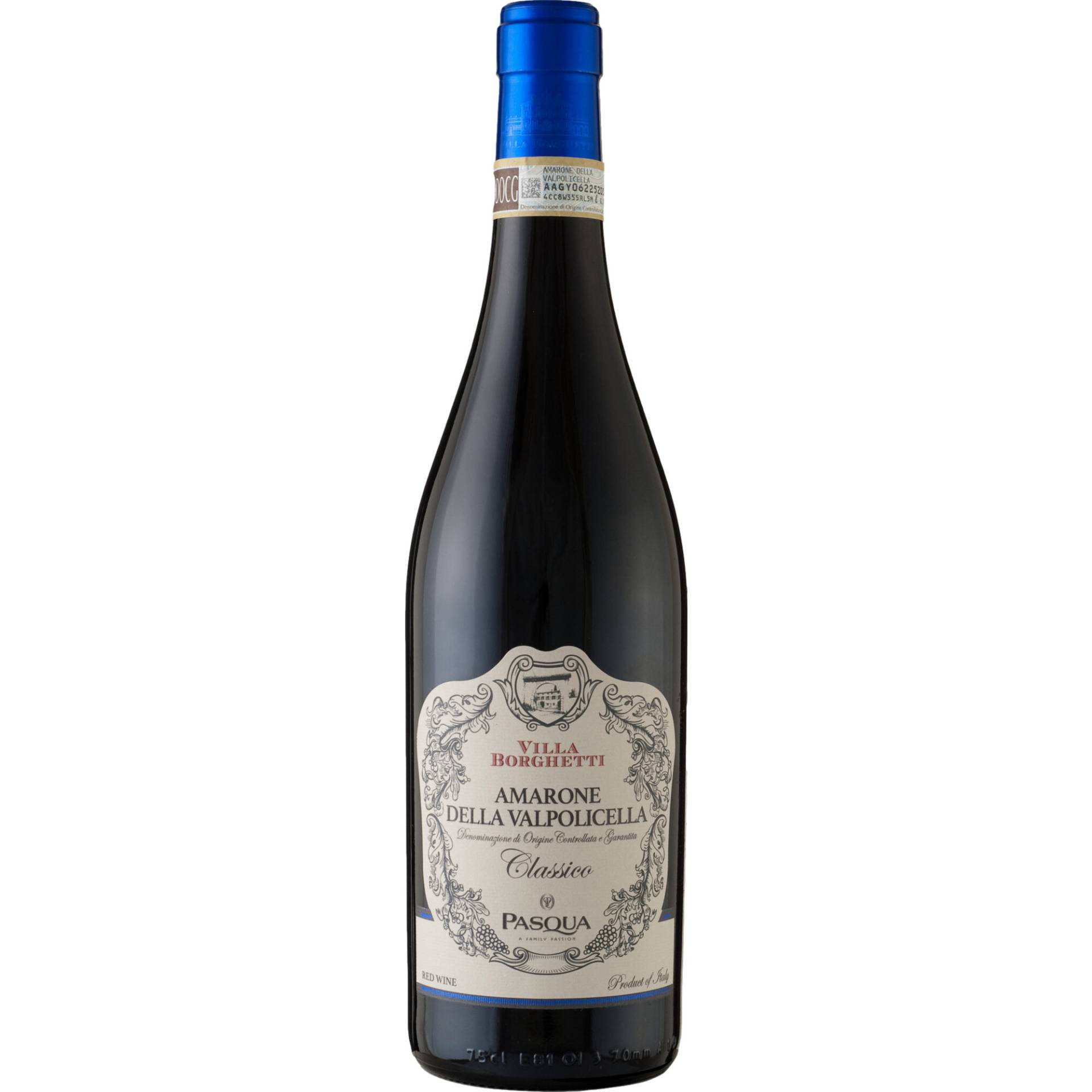 Pasqua Villa Borghetti Amarone, Amarone della Valpolicella Classico DOCG, Venetien, 2018, Rotwein Pasqua Villa Borghetti Amarone, Amarone della Valpolicella Classico DOCG, Venetien, 2018, Rotwein von Pasqua Vigneti e Cantine SpA, Via Belvedere 135, I - 37121 Verona