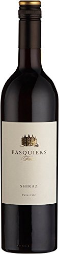 Pasquiers Shiraz, Pays d’Oc (Case of 6x75), Frankreich/Languedoc, Rotwein (GRAPE SYRAH 100%) von Pasquiers