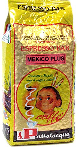 KAFFEE PASSALACQUA MEKICO PLUS - ESPRESSO BAR - PACK 1Kg KAFFEEBOHNEN von Passalacqua