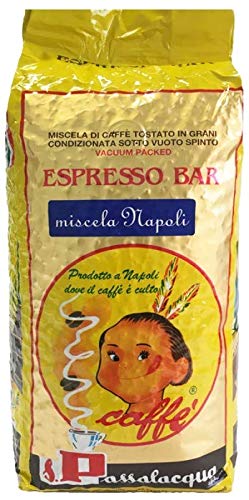 KAFFEE PASSALACQUA MISCELA NAPOLI GRAN CAFFÈ - ESPRESSO BAR - PACK 1Kg KAFFEEBOHNEN von Passalacqua