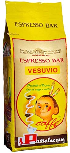KAFFEE PASSALACQUA VESUVIO - ESPRESSO BAR - PACK 1Kg KAFFEEBOHNEN von Passalacqua