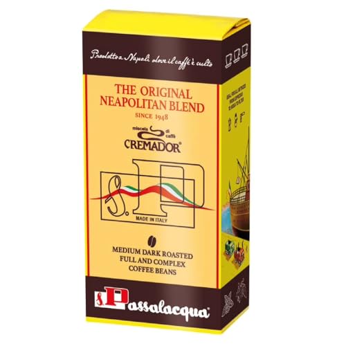 Passalacqua Cremador Ganze Bohnen, 70 % Arabica, mittelgroß/dunkel geröstet, 1 kg von Passalacqua