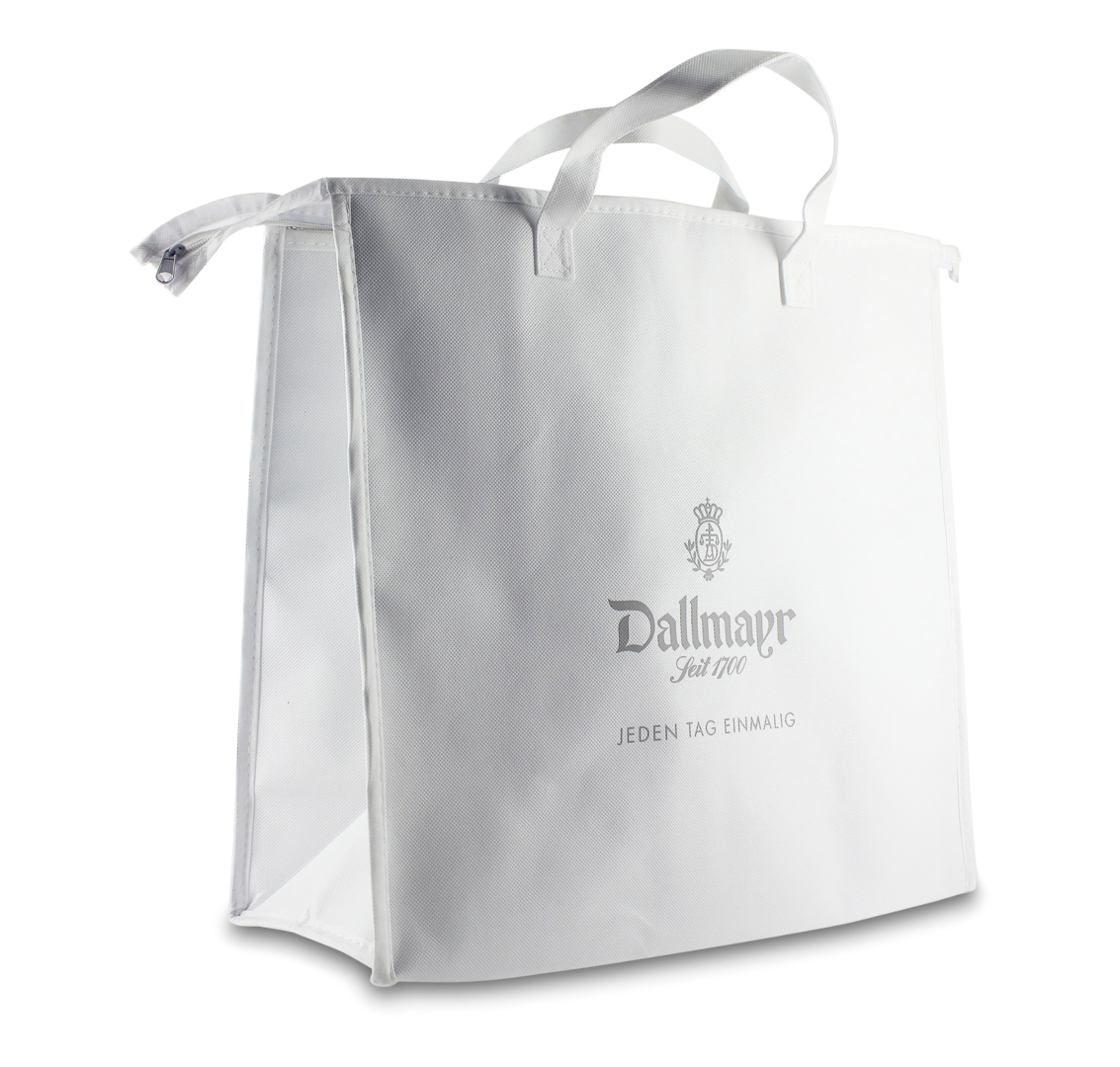 Kühltasche weiß mit Logo Kühltasche weiß mit Logo von Alois Dallmayr KG