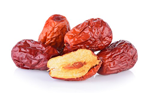 Passion4Fruit - Bio-Jujube | Chinesische Datteln - Hongzao - Rote Dattel | Rohkost Trockefrüchte in Bio-Qualität | Superfood-Snack aus China | 1000 g von Passion4Fruit