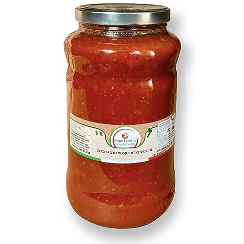 3,1L Fertige Tomatensoße aus Italien mit getrockneten Tomaten ohne Zucker mit nativem Olivenöl extra von Passione Italia