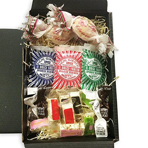 Süßes Geschenkset Dolce Deluxe mit exklusiven italienischen Süßwaren in Geschenkbox von Passione Italia