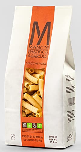 Maccheroni von Pasta Mancini, 500 g von Mancini Pastificio Agricolo