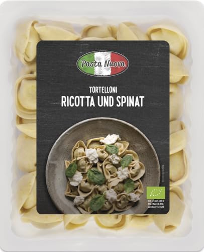 Frische Tortelloni mit Ricotta und Spinat 6 x 250 gr Frische Tortelloni mit Ricotta und Spinat 6 x 250 gr von Pasta Nuova