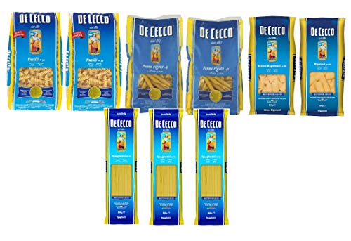 DE CECCO Box Sortiment Pasta 4,5 KG: Spaghetti - FUSILLI - RIGATONI - MEZZI RIGATONI - Penne RIGATE DE CECCO Box Sortiment Pasta 4,5 KG: Spaghetti - FUSILLI - RIGATONI - MEZZI RIGATONI - Penne RIGATE von Pasta Pasta