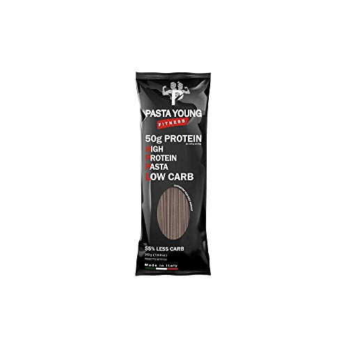 Pasta Young - Kohlenhydratreduzierte Spaghetti mit 50g Protein - 250g Nudeln pro Packung von PY PASTA YOUNG Design