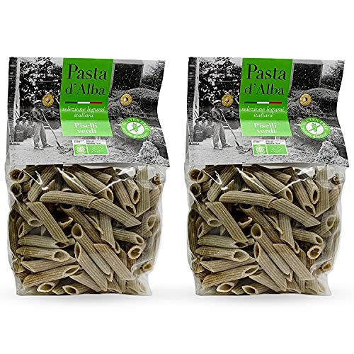 Glutenfreie Penne 250 g grüne Erbsen BIO von Pasta d´Alba