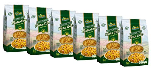 Pasta d´oro – Glutenfreie Nudeln (Fusilli) aus Maismehl 12er Pack (12 x 500 g) von Sam Mills
