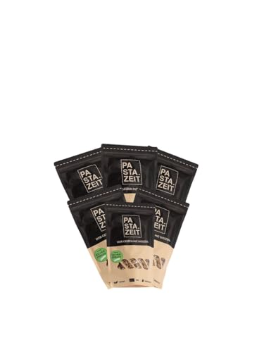 PASTAZEIT Bio Kichererbsen Nudeln - Fusilli Low Carb Nudeln aus Bio Kichererbsenmehl - High Protein Nudeln handgemacht - kalorienarme Protein Pasta - vegan, weizenfrei (6 x 250g) von Pastazeit