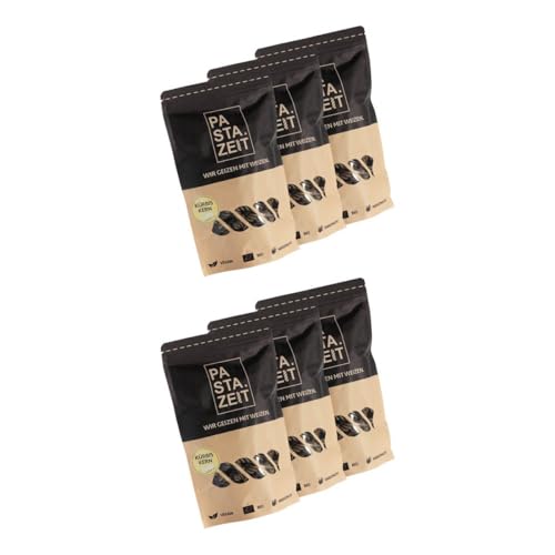 PASTAZEIT Bio Kürbiskern Nudeln - Fusilli Low Carb aus Bio Kürbiskernmehl & Linsenmehl - High Protein Nudeln handgemacht - kalorienarme Protein Pasta - vegan, weizenfrei (6 x 250g) von Pastazeit