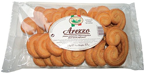 Pasticceria Italiana Arezzo Blätterteiggebäck 220 g, 11er Pack (11 x 220 g) von Pasticceria Italiana