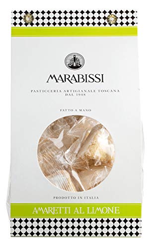 Pasticceria Marabissi Amaretti al limone, Mandelmakronen mit Zitrone, 160g von Pasticceria Marabissi