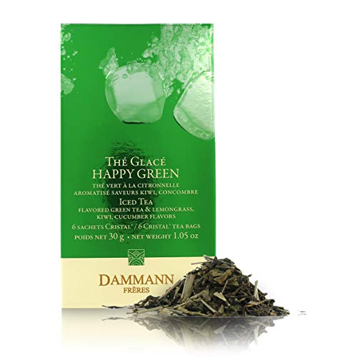Eistee Happy Green, Grüner Tee mit Zitronengras, Grünem Apfel u. Kiwi, 30g, Dammann Frères Eistee Happy Green, Grüner Tee mit Zitronengras, Grünem Apfel u. Kiwi, 30g, Dammann Frères von Passerini