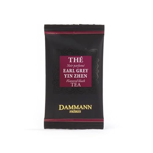 Pasticceria Passerini dal 1919 Dammann Earl Grey Yin Zhen Schwarzer Tee mit weißen Spitzen, Blütenblättern und Kalabria-Bergamotte, 24 Filter, Dammann Frères Pasticceria Passerini dal 1919 Dammann Earl Grey Yin Zhen Schwarzer Tee mit weißen Spitzen, Blütenblättern und Kalabria-Bergamotte, 24 Filter, Dammann Frères von Passerini