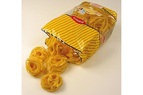 Granoro Tagliatelle Ei & Nidi, 6mm, Bandnudelnester, No.116, 6 kg, 12 x 500g von Pastificio Attilio Mastromauro Granoro srl