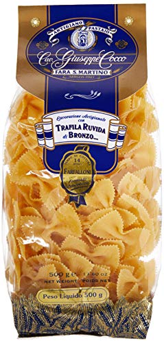 Pasta Cocco - Farfalloni - n°57 - 500 Gramm - Cavalier Giuseppe Cocco - Hersteller von italienischen Nudeln Pasta Cocco - Farfalloni - n°57 - 500 Gramm - Cavalier Giuseppe Cocco - Hersteller von italienischen Nudeln von Giusepe Cocco