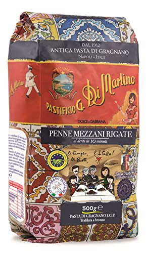 Di Martino Penne Mezzani Rigate (500g Packung) von PASTIFICIO G. DI MARTINO
