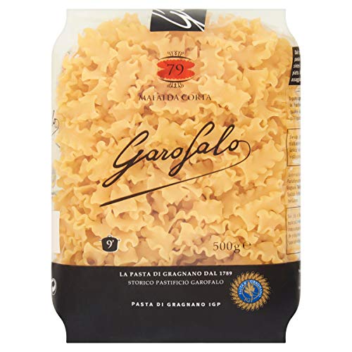 Garofalo Mafalda Corta 500g, breite bandförmige Pasta, italienische Nudeln, al bronzo, fertig in 9 Minuten Garofalo Mafalda Corta 500g, breite bandförmige Pasta, italienische Nudeln, al bronzo, fertig in 9 Minuten von GAROFALO