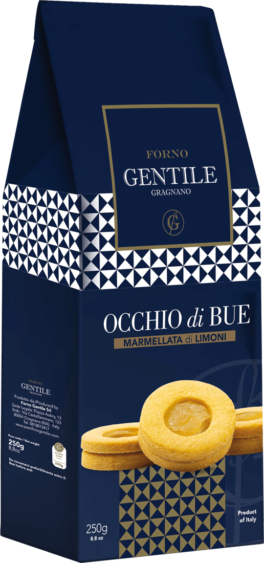 Gentile Occhio di Bue Kekse mit Zitronenmarmelade 250 g von Pastificio Gentile
