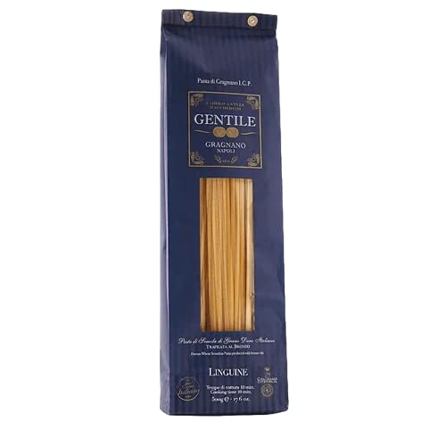 Pastificio Gentile Gragnano IGP - Linguine, bronzegezogen, 500g Pastificio Gentile Gragnano IGP - Linguine, bronzegezogen, 500g von Pastificio Gentile