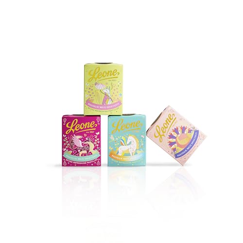 Leone seit 1857 - Gemischte Erfrischungspastillen - Leone Bonbons in Osteredition 2025-4 x 27g von Pastiglie Leone