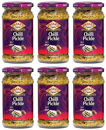 (6er BUNDLE)| Patak´s Chilli Pickle 283g von Patak's