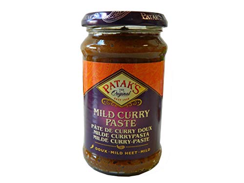 2x Patak's Mild Curry Paste 283g milde indische Currypaste von Patak's