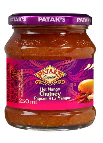 Patak Mango Chutney Hot - SCHARF 340g von Patak's