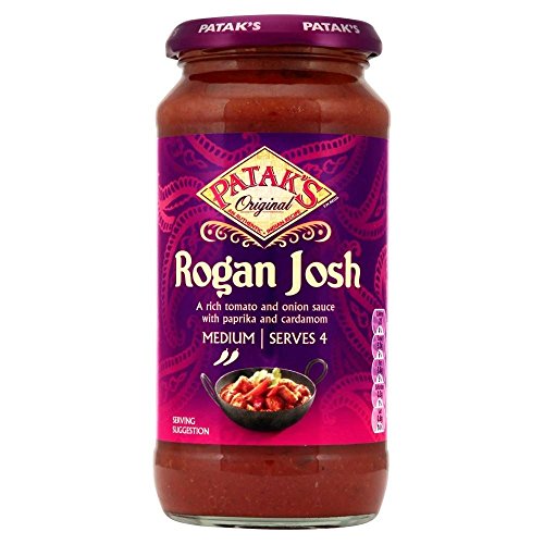 Patak-Medium Hot Rogan Josh Sauce (450 g) - Packung mit 2 von Patak's
