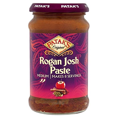 Patak-Medium Rogan Josh Curry Paste (283g) - Packung mit 2 von Patak's