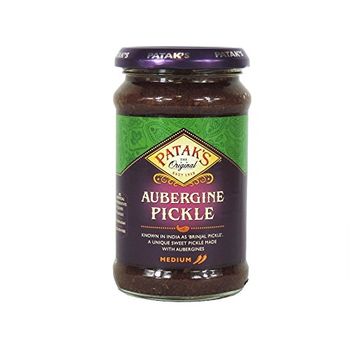Patak der Aubergine Aubergine Pickle Medium (283g) - Packung mit 2 von Patak's