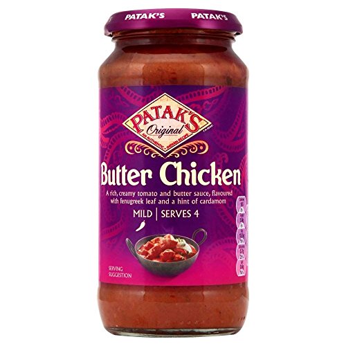 Patak die Butter Chicken Sauce Original (450 g) - Packung mit 2 von Patak's
