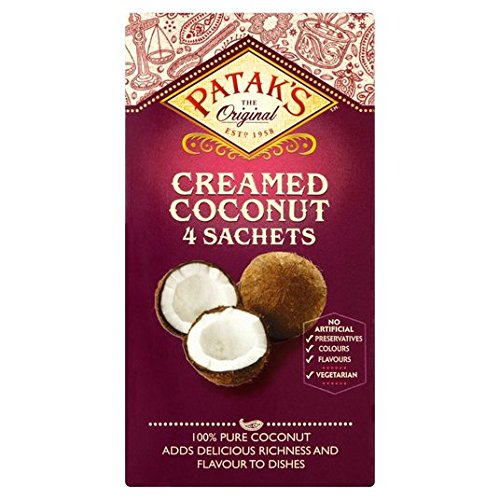 Patak die Kokoscreme Sachets 4 x 50g Patak die Kokoscreme Sachets 4 x 50g von Patak's