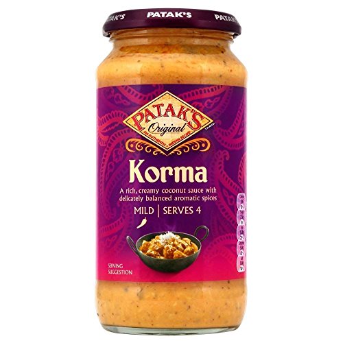Patak ist Mild Korma Sauce (450 g) - Packung mit 2 von Patak's