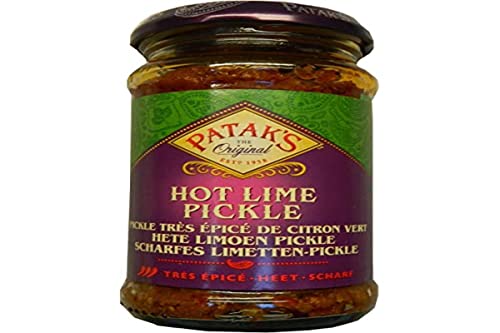 Patak´s 2X Hot Lime Pickle 283g scharfes Limetten Pickle von Patak's