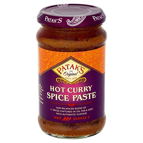 Patak's Hot Curry Gewürzpaste, 283 g, 6 Stück von Patak's