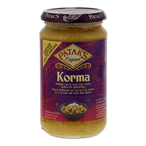 Patak's Indische Currysauce Korma - Glas 450 Gramm von Patak's