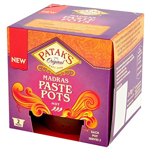 Patak's Madras Pastetöpfe Hot 2x70g (6 Stück) von Patak's