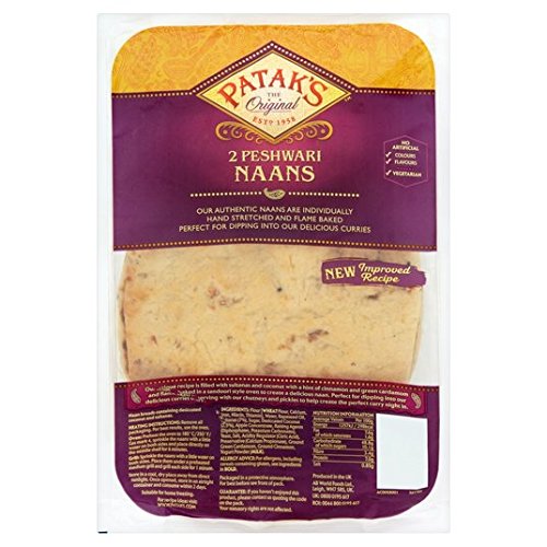 Patak's Naan Peshwari 2 Stück pro Packung von Patak's