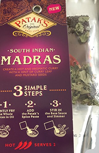 Patak's South Indian Madras Hot Curry Kit, 313 g, 2 Stück von Patak's