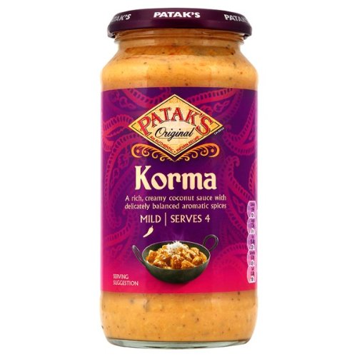 Patak ursprünglichen Korma Sauce 450g (Packung mit 6 x 450g) von Patak's